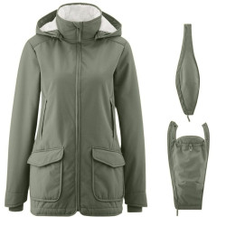 Veste de portage chaude Cosy Allrounder - Mamalila - Agave
