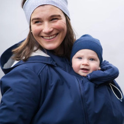 Veste de portage chaude Cosy Allrounder - Mamalila - Bleu