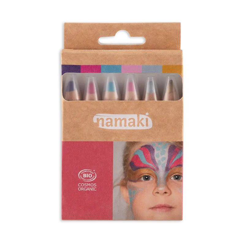 Kit de 6 crayons de maquillage bio Mondes Enchantés - Namaki
