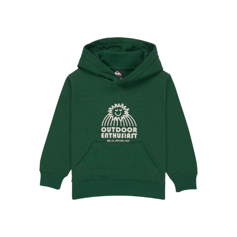 Sweat à capuche Graphic – Quiksilver enfant - Treeking vert