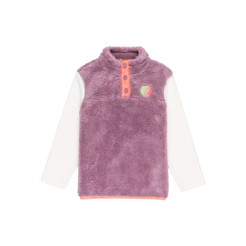 Polaire fille Mini Wenty - Roxy - Discreet Mauve