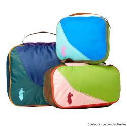 Lot de 3 organiseurs de bagage Cubo - Del Día - Cotopaxi - Couleurs uniques