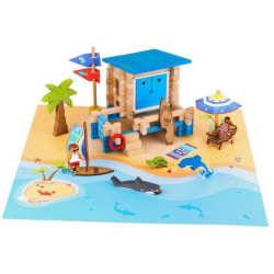 La Journée à la plage - 120 pièces - Jeujura