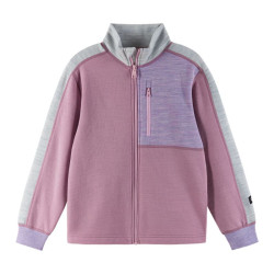 Pull en laine merinos enfant Merin - Reima - Grey Pink