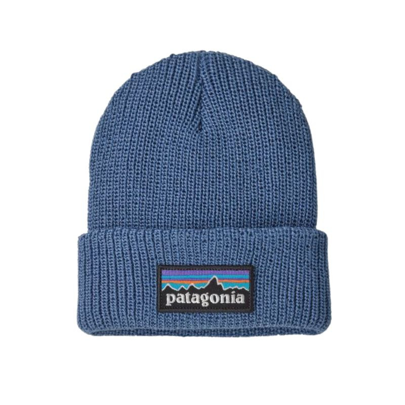 Bonnet Baby Logo Beanie - Patagonia - P-6 Logo : Barnacle Blue