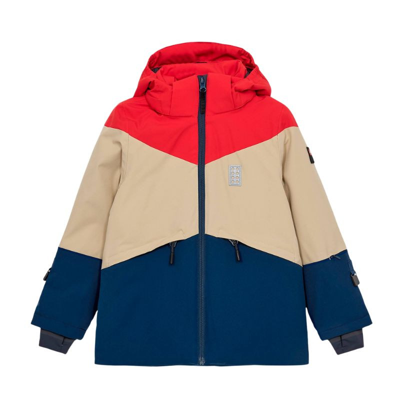 Veste de ski enfant Lego - LWJESTED 708 - Dark Blue / Red