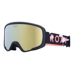 Masque de ski fille 5-8 ans Missy - Roxy - Big Flowers / Clux ml Orange