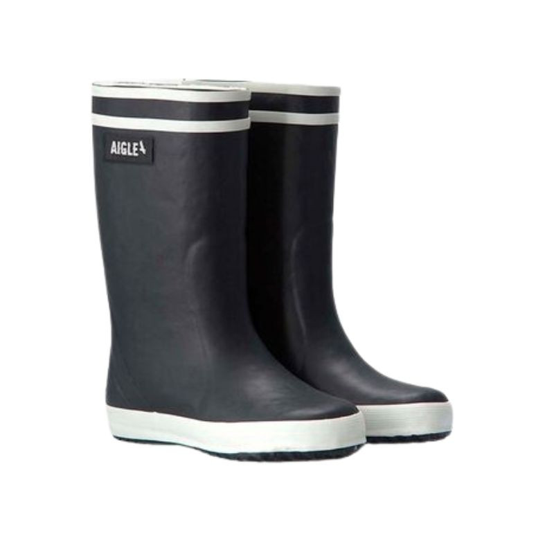 Botte de pluie fourrée enfant Lolly Pop Fur - Aigle - Marine