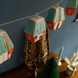 Calendrier de l’avent DIY à remplir - Télécabines