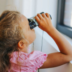 Jumelles enfant Kidybinocular - grossissement- Kidywolf - Vert