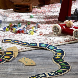 Bonbonnière de 50 billes assorties