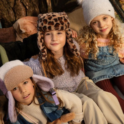 Chapka enfant - Shonite Bomber -  Lilac