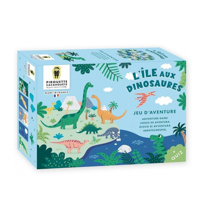 Jeu d’aventure - L’Île aux Dinosaures - Pirouette Cacahouète