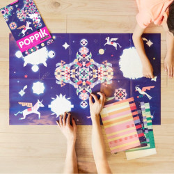 Poster Constellations - 1000 stickers - Poppik