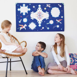 Poster Constellations - 1000 stickers - Poppik