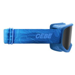 Masque de ski bébé Cébé - Jerry 3 - 12 mois à 2,5 ans - Blue Topo / Dark