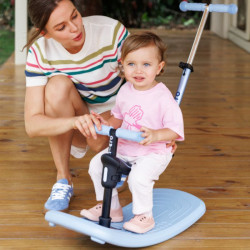 Trottinette Mini Micro Deluxe Rock & Go LED - Micro - Bleu ardoise