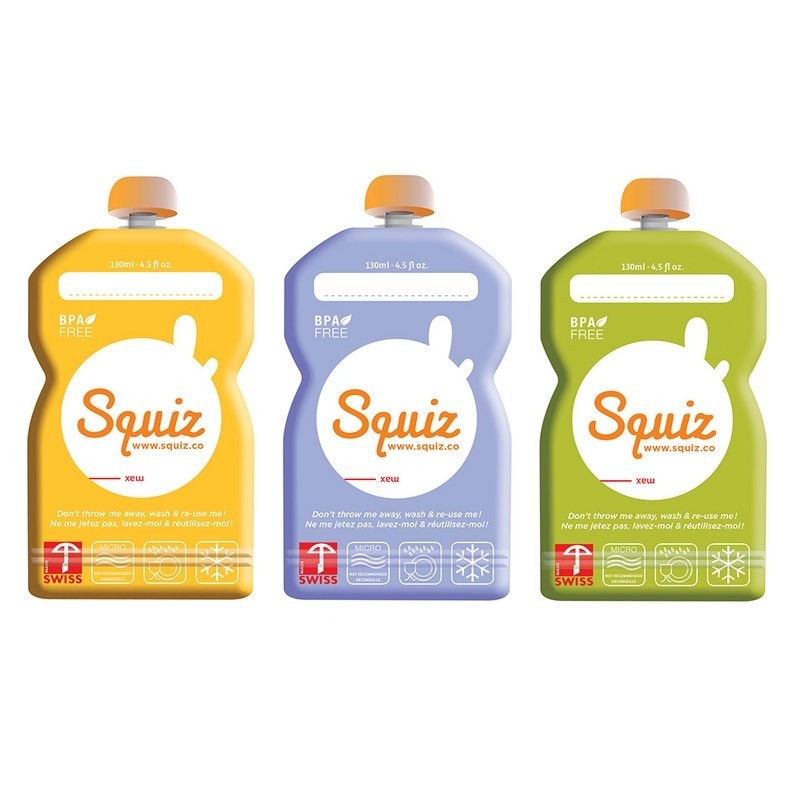 Gourde compote réutilisable Squiz