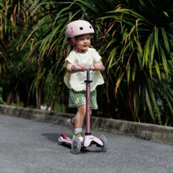 Trottinette Mini Micro Deluxe Rock & Go LED - Micro - Rose poudré