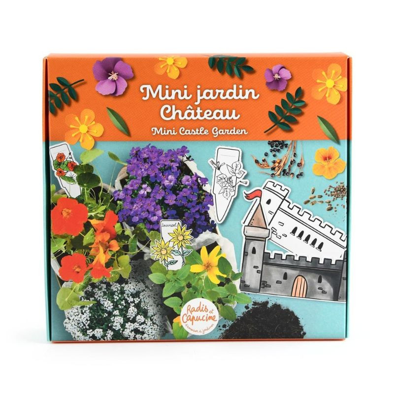 Jardin miniature enfants châteaux DIY - Radis et Capucine