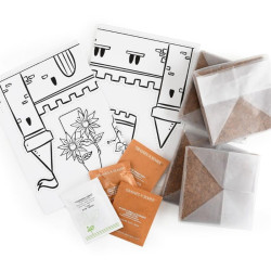 Jardin miniature enfants châteaux DIY - Radis et Capucine