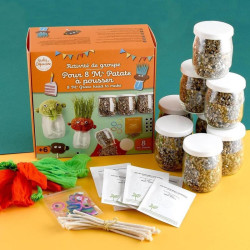 Kit créatif en groupe Mr Patate - Radis et Capucine