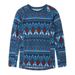 Sous-vêtements thermique enfant en laine et bambou - Taitoa - Reima - Blue Ocean