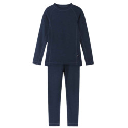 Sous-vêtements thermique enfant en laine et bambou - Taitoa - Reima - Navy