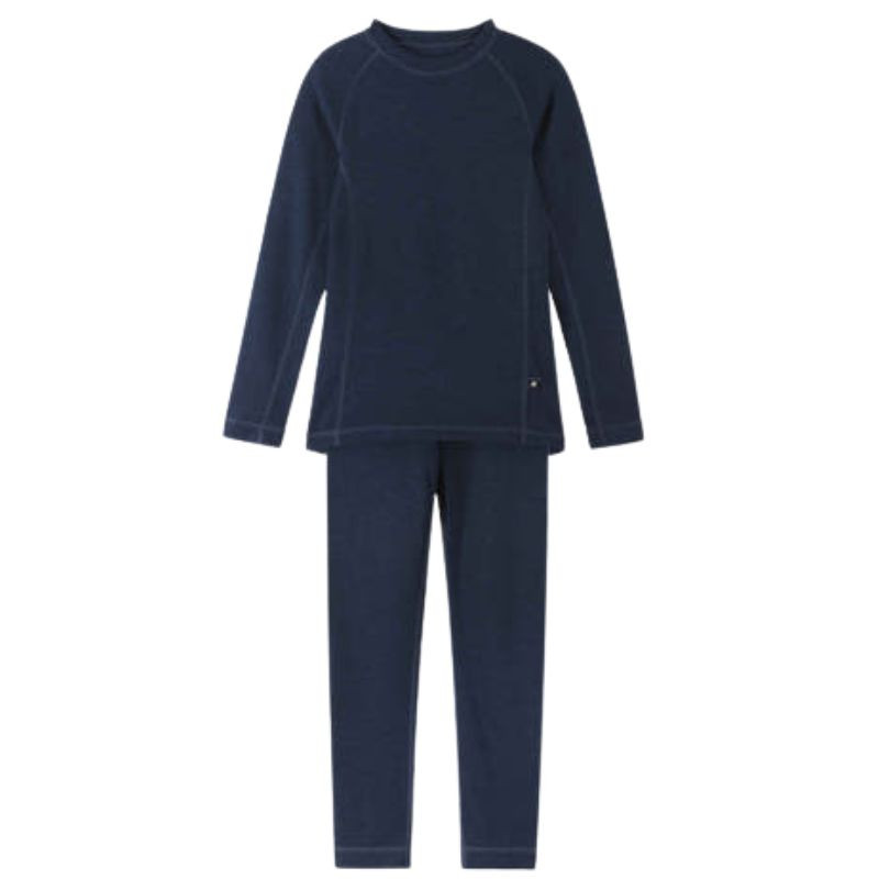 Sous-vêtements thermique enfant en laine et bambou - Taitoa - Reima - Navy