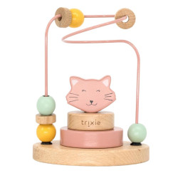 Petit Labyrinthe à perle en bois Trixie - Chat