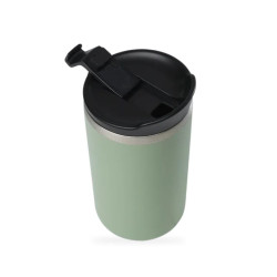 Gobelet inox isotherme avec couvercle - Qwetch -