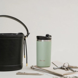 Gobelet inox isotherme avec couvercle -