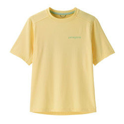 T-shirt enfant anti-uv Capilene - Patagonia - Ridge Rise Moonlight : Buttercup Yellow