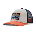 Casquette enfant Patagonia - Kids trucker hat - Ridge Rise Stripe : Coho Coral