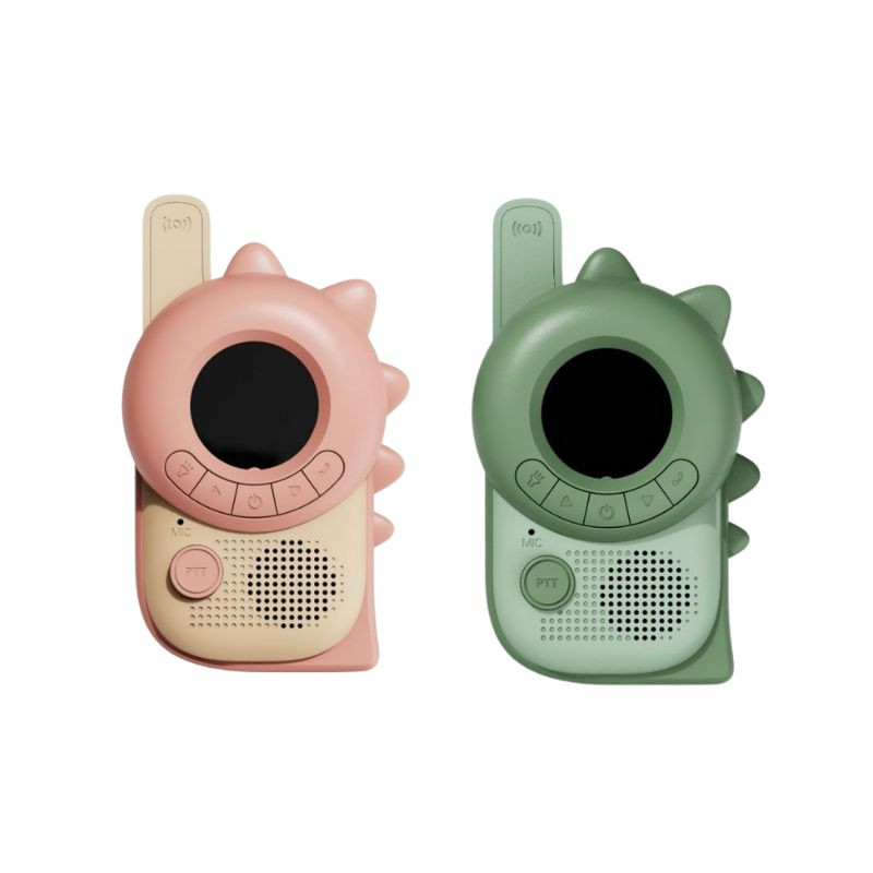 Talkie Walkie - The Zoofamily - Dino rose - Dino vert