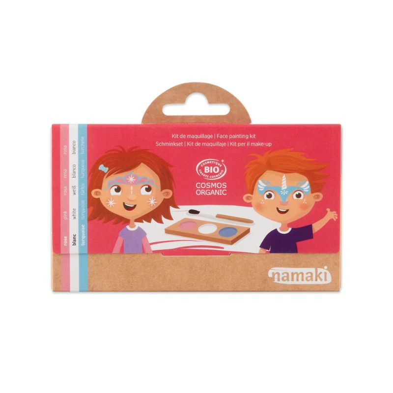 Kit de maquillage 3 couleurs - Princesse et Licorne - Namaki