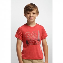 Tee shirt Mérinos Icebreaker garçon - Camp