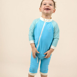 Combinaison short anti-UV enfant - KietLa - Bleu