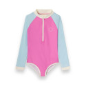 Maillot de bain fille anti-UV - KietLa - Rose Bleu