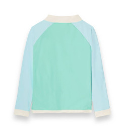 T-shirt anti-UV enfant  - Vert / Bleu