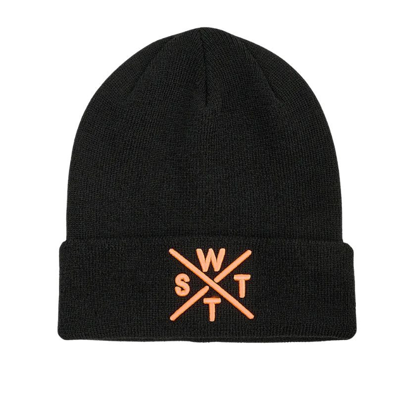 Bonnet Piano enfant - Watts - Black / Fluo Orange