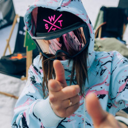 Bonnet Piano enfant - Watts - Black / Cross Fluo