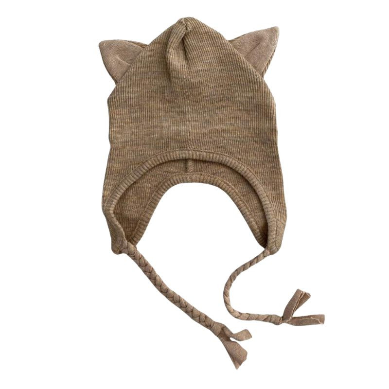 Bonnet enfant Kitty - ManyMonths - Driftwood Taupe