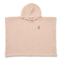 Poncho Paco - Liewood - Stripe Tuscany Rose / Creme de la creme