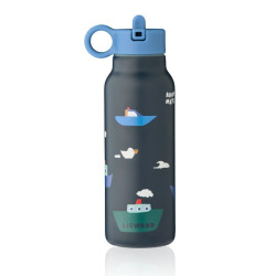 Gourde Liewood inox et isotherme Falk - 350ml - Sailing / Classic Navy