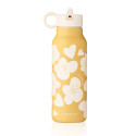 Gourde Liewood inox et isotherme Falk - 350ml - Flower / Lemon Yellow
