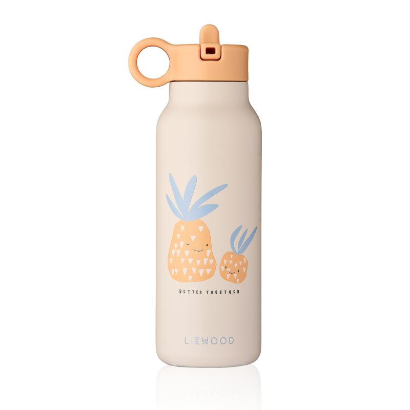Gourde Liewood inox et isotherme Falk - 350ml - Pineapple / Sandy