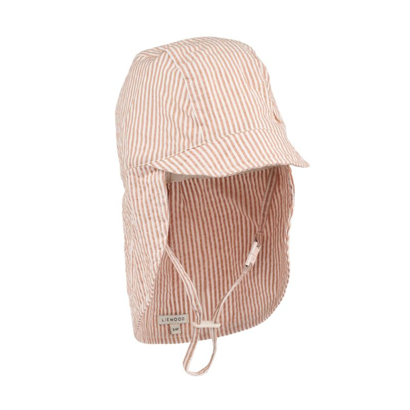 Chapeau de soleil bébé Cecilia - Liewood - Stripe Pale Tuscany / Creme de la creme