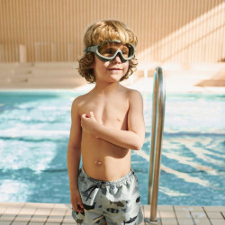 Lunettes de piscine enfant Kerem -Peppermint / Garden green
