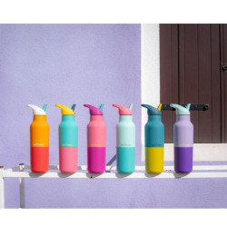 Gourde isotherme en inox recyclé 473 ml - Klean Kanteen - Kaleidoscope